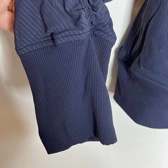 Lululemon Reversible Dance Studio Jacket III Cadet Blue Womens 6 Full Zip - Picture 5 of 13